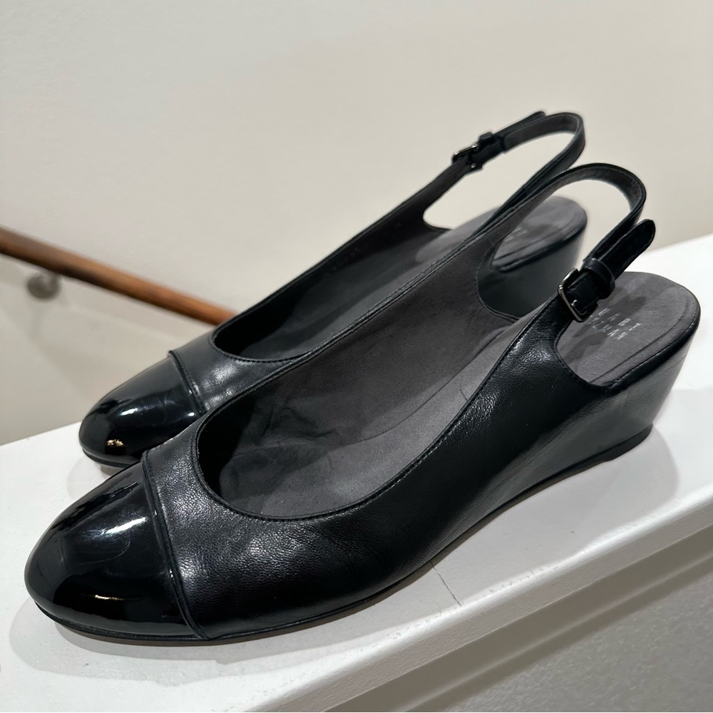 Stuart weitzman slingback wedges size 10 M